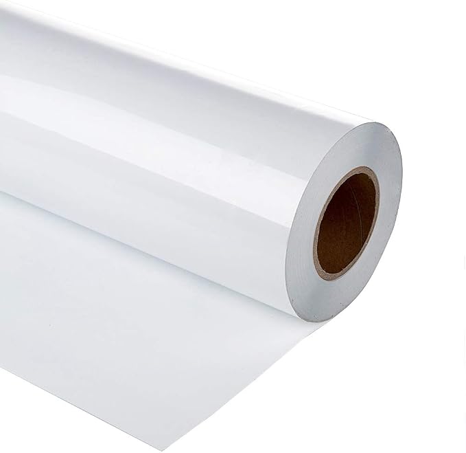 guangyintong Heat Transfer Vinyl White HTV Rolls, Matte Surface by guangyintong
