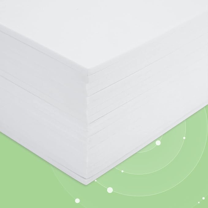 DAJAVE 50 Pack White EVA Foam Sheets, 3mm Thick, 8x12 Inch Crafts Foam Sheets - Image 4