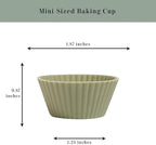 The Silicone Kitchen Reusable Mini Silicone Baking Cup, BPA Free, Dishwasher - Image 5