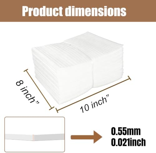 100 Pack 8'' x10'' 0.5MM Cushion Foam Pouches - Image 2
