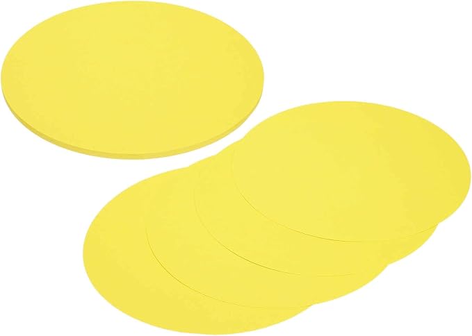 MECCANIXITY 24 Pcs Circle Card Stock, 9.8 Inch Round Cutouts Paper Thick by MECCANIXITY