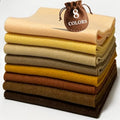 Brown 8 Assorted Soft Felt Sheets Fabric, Each 8'' x 36'' 1.6mm Thick | Long by FANOMMI