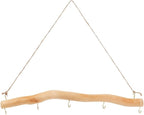 15 Inch 5 Hook Driftwood Wall Hanging Wall Mounted Jewelry Holder Natural Branch by SOFPLATE