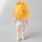 3 Golden Blonde Full‑Body Dolls – Plastic Craft Doll Models - Image 6