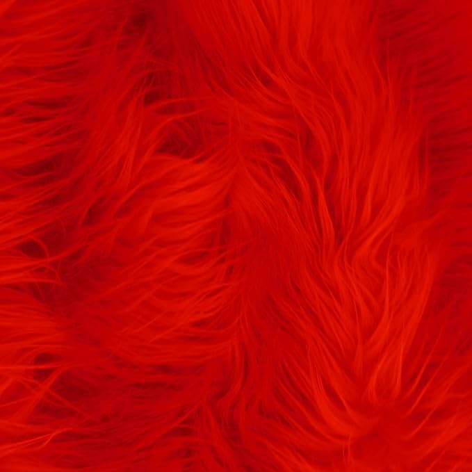 Faux Fake Fur Long Pile Luxury Shaggy/Craft, Decorations / 60" Wide/Sold by The by FabricEmpire