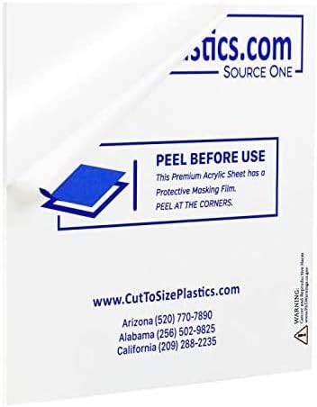 Premium 1/4 Clear Acrylic PlexiGlass Sheet by SOURCEONEDISPLAYS