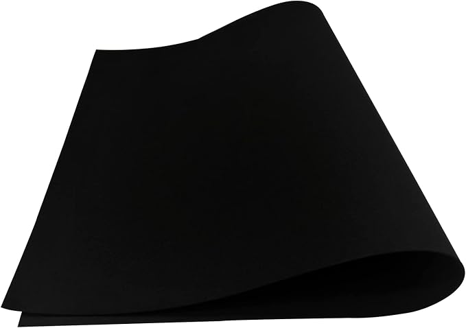 biguphate 24 PCS Black EVA Foam Sheets 1mm Thick 15.7 x 11.8 Inches Craft Foam - Image 6