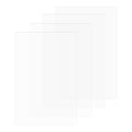 8-Pack Plastic Sheet, 8.3 x 11.7 Inch 0.02 Inch Thick Transparent Clear by DJBVHSF