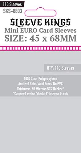 Sleeve Kings Mini Euro Card Sleeves 45 X 68 mm - Image 2