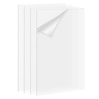 YSTIME 8" x 12" Clear Acrylic Sheet Plexiglass Plastic Sheet by YSTIME