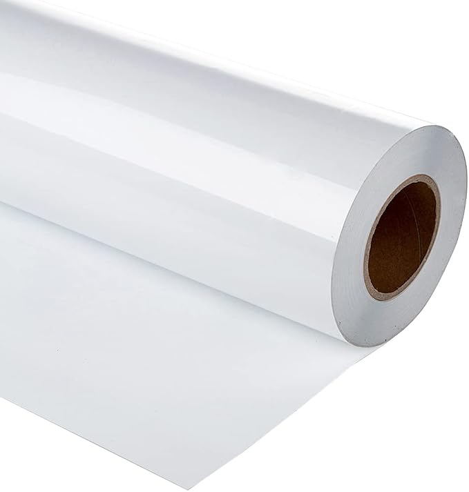 guangyintong Heat Transfer Vinyl White HTV Rolls, Matte Surface White HTV Vinyl by guangyintong