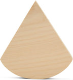 Blank Pie Slice Tiered Tray Decor 4-1/4-inch x 4-inch, by Woodpeckers by Woodpeckers