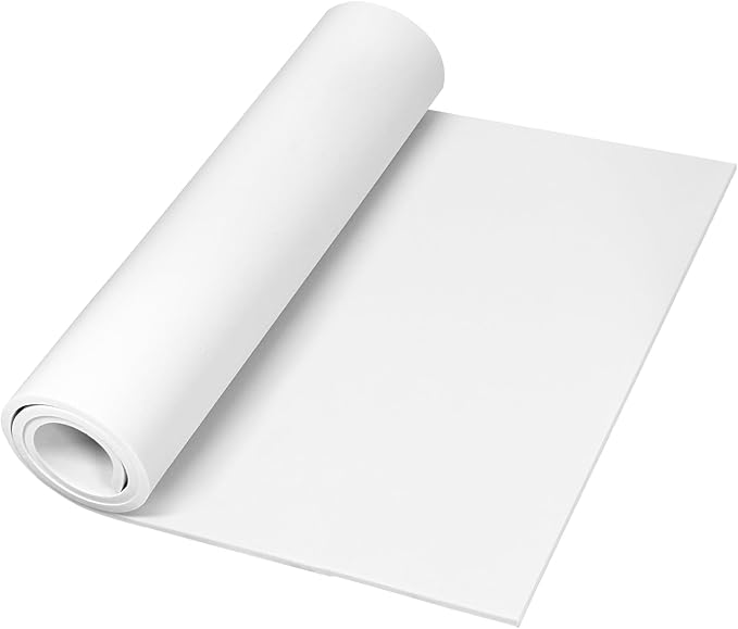 39"x15" EVA Foam Roll, 86 kg/m3 High Density 6MM Thick Foam Sheets, Flexible & by Unknown