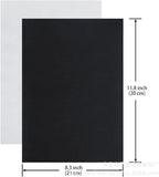 RZJZGZ Adhesive Felt Sheet Black Felt 8.3x11.8in 1mm Fabric Adhesive Sticky - Image 2