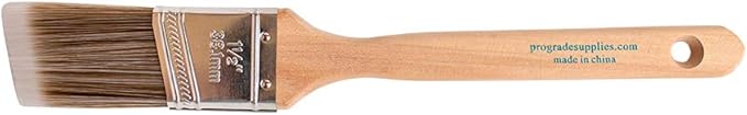 Pro Grade - Paint Brushes - 12Ea 1.5" Angle Brushes - Image 2