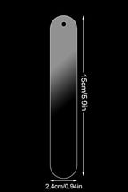 Blank Clear Acrylic Bookmarks Penta Angel 20Pcs Plastic Craft Transparent - Image 2