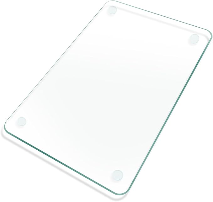 Tempered Glass Cutting Board, 12x8" Cutting Board by Unknown