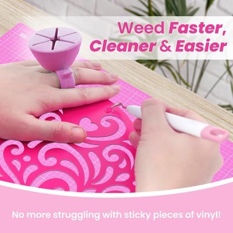 tweexy Craft Vinyl Weeding Scrap Collector Ring | Weeding Tools - Image 3