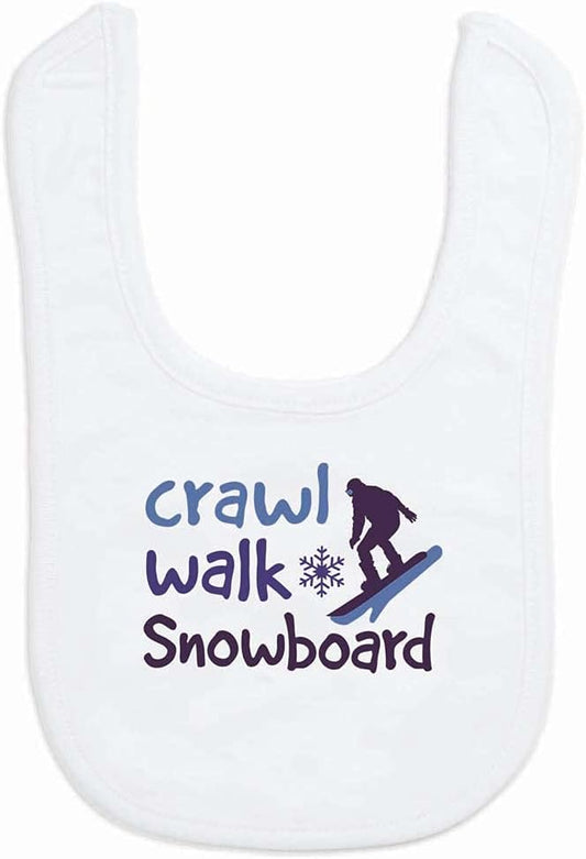 ChalkTalkSPORTS Skiing & Snowboarding Baby & Infant Bibs | Soft Microfiber Ski & Snowboard Baby Bibs