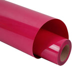 guangyintong Rose Red Heat Transfer Vinyl HTV Rolls, Glossy Surface Rose Red by guangyintong