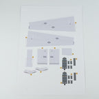 DAGIJIRD 1:32 DIY Paper US MQ-9 Reaper UAV 3D Plane Model Simulation Aviation - Image 3
