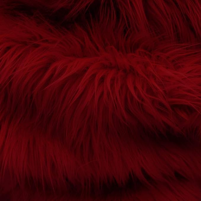 Faux Fake Fur Long Pile Luxury Shaggy/Craft, Decorations / 60" Wide/Sold by The - Image 2