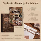 emmoolife Scrapbooking Supplies Kit, Coffee Vintage Aesthetic Scrapbook Kit - Image 3