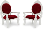 Dollhouse Chair 2PCS Miniature Furniture Retro Vintage Chair Wooden Accessories by Cuteminifulfillsallyourfantasiesabouttheminihomeinyourdreams