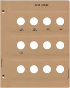 Dansco US Bust Dime Coin Album 1796-1837 #6121 - Image 2