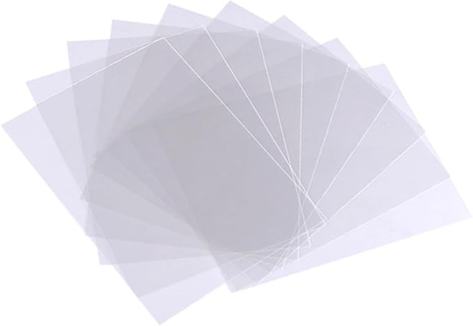NUOBESTY Transparent Plastic Sheets 10 Pieces Clear Pet Film Sheets - Image 9