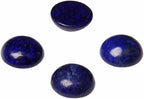 20pcs 16mm Natural Stone No Hole Lapis Lazuli Semicircle Smooth Cabochons Beads by 2TTFishoo