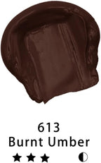 Artecho Burnt Umber Acrylic Paint 500ml / 17oz Large Bottle | Semi Glossy Finish - Image 2