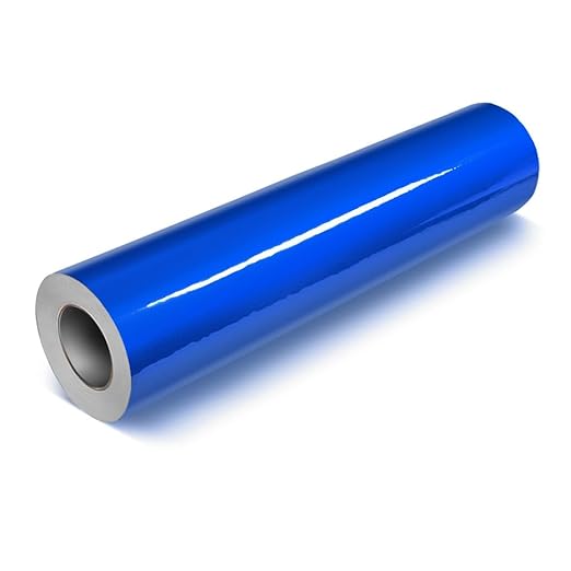 VViViD DECO65 Reflective Blue Permanent Adhesive Craft Vinyl Roll by VVIVIDVINYL