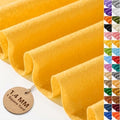 Mustard Yellow Felt Fabric 36'' X 36'', 1.4mm Large Felt Sheets Soft Durable by FEIYAUMI