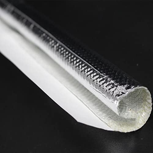 30mm - 1-1/5" Self Closed aluminized Sleeve Heat Shield Protection Side Entry - Image 7