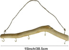 15 inch Natural Driftwood Decorative Branches Wall Hanging Jewelry Organizers - Image 4