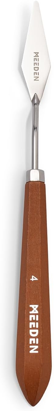 MEEDEN Artist Spatula Palette Knife: 8.86" Flexible Stainless Steel Art Pallet by MEEDEN