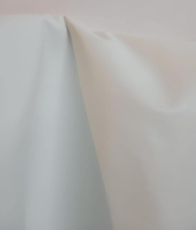 White Soft Faux Vegan Leather Sheet PU Peta Approved Vegan | 1 Yard Cut by the - Image 3