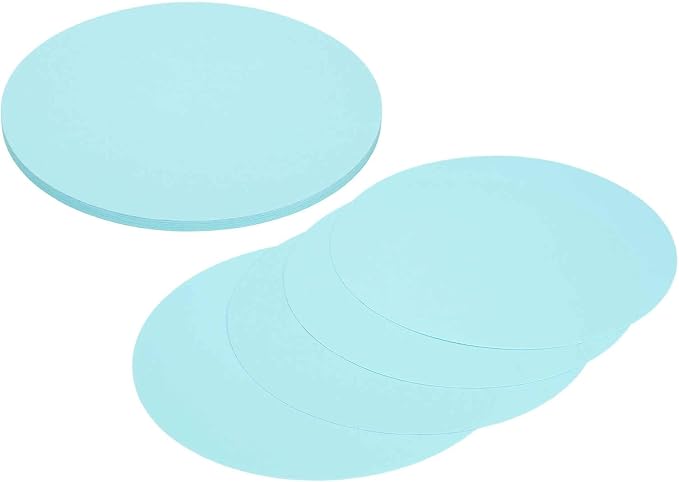 MECCANIXITY 24 Pcs Circle Card Stock, 8.3 Inch Round Cutouts Paper Thick by MECCANIXITY