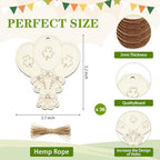 36PCS Wooden St. Patrick's Day Ornaments to Paint Shamrock Cutout Decorations - Image 7