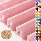 Baby Pink Felt Fabric 36'' X 36'', 1.4mm Large Felt Sheets Soft Durable Crafts by FEIYAUMI