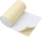 BENECREAT 118x8 Inch White Self Adhesive EVA Foam Roll, 2mm Thick Waterproof by BENECREAT