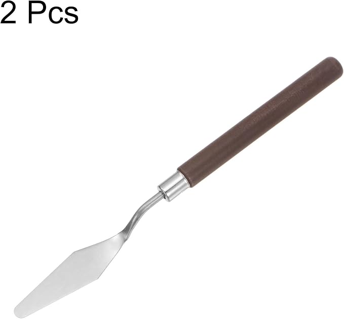 HARFINGTON 2pcs No.3 Palette Knives 17mm Width Stainless Steel Large Pointy - Image 3