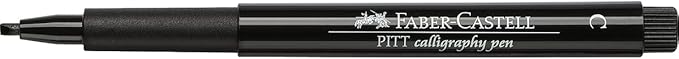 A.W. FABER CASTELL USA FC800073T FC800073 Pitt Calligraphy 2Mm Blk Bc - Image 3