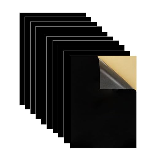 10 PCS Sticky Felt Sheets, Self Adhesive Felt Sheet, 8.3" x 11.8" Self Adhesive by Unknown