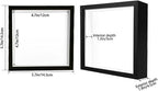 5x5 Small Shadow Box Frame Display Case, Display Case Box - Image 2