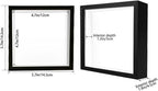 5x5 Small Shadow Box Frame Display Case, Display Case Box - Image 2