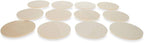 12 Unfinished Wooden Shapes Craft Cutouts DIY Unpainted 3D Plaques 3 Inches - Image 2