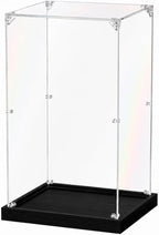 JUJOMAT Acrylic Display Case for Collectibles Clear Acrylic Display Box for by JUJOMAT