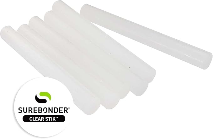 Surebonder 725R54 Full Size 4" Clear Hot Glue Stick - 5 lb box - Image 2
